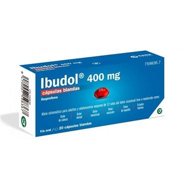 Ibudol 400 Mg 20 Cápsulas Moles