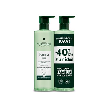 Rene Furterer Naturia Micellar Shampoo 2x400 ml