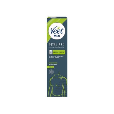 Veet Men Total Pro Creme Depilatório 200ml