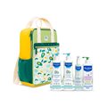 Mustela Mochila Family Adventures Amarilla Gel 500Ml + Leche 500Ml + Agua Pelo 200Ml + Linimento 400Ml