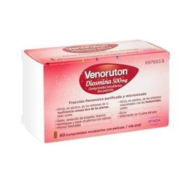 Venoruton Diosmin 500mg 60 Tablets