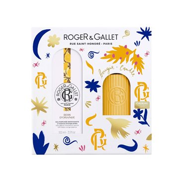 Roger & Gallet Bois D'Orange Eau Parfumée 100Ml + Scented Candle