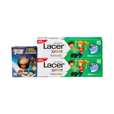 Lacer Junior Mint Tooth Gel 2x75 ml + Gift