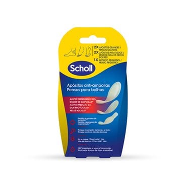 Scholl Curativos para Bolhas Formato Múltiplo x5