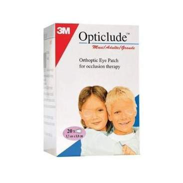 3M Opticlude Parches Oculares 1539 T-Grande 8,0 X 5,7 Cm 20 U