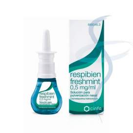 Respibien Freshmint 0.5 Mg/Ml Nebulizador Nasal 15 Ml