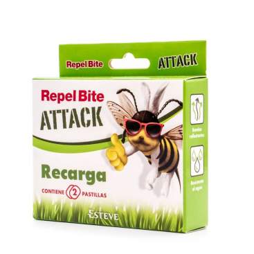 Repel Bite Attack Recambio Pulsera 2 recargas