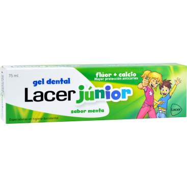 Lacer Junior Gel Dental 75 Ml Menta