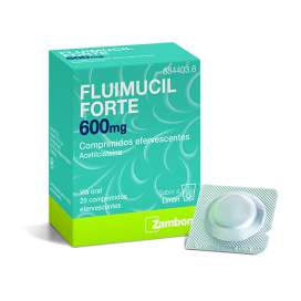 Fluimucil (Flumil) Forte 600 Mg 20 Comprimidos Efervescentes