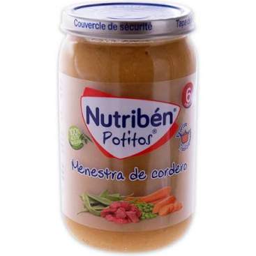 Nutriben Recetas Tradicionales Menestra De Cordero Potito 235 G