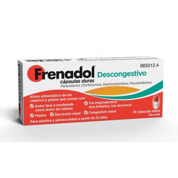 Frenadol Descongestivo 16 Capsulas