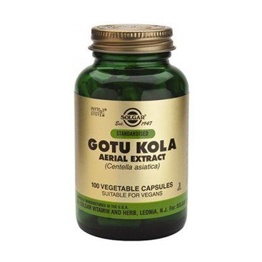 Solgar Gotu Kola (centella asiatica) 100 capsulas vegetales