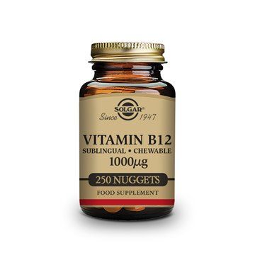 Solgar Vitamina B12 1000Mcg 250 Comprimidos Masticables
