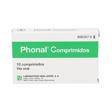 Phonal 10 Comprimidos Para Chupar