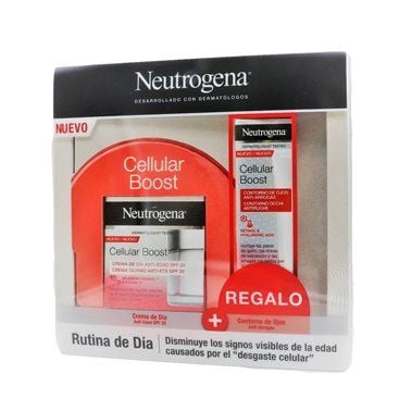 Neutreogena Cellular Boost Crema Dia Spf 20 50Ml + Contorno De Ojos Antiarrugas 15Ml