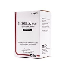 Regaxidil 50 Mg/Ml Solucion Cutanea 2 Frascos 60 Ml