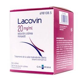 Lacovin 20 Mg/Ml Solucion Cutanea 4 Frascos 60 Ml