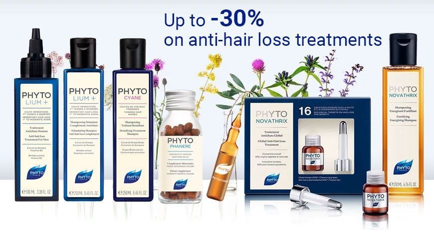 Phyto Hair Loss Treatments with up to -30% discount